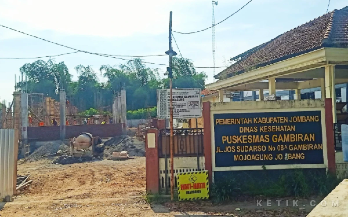 Thumbnail Berita - Pembangunan Puskesmas Gambiran Jombang Alami Keterlambatan, Dinkes Akui Minus Progres