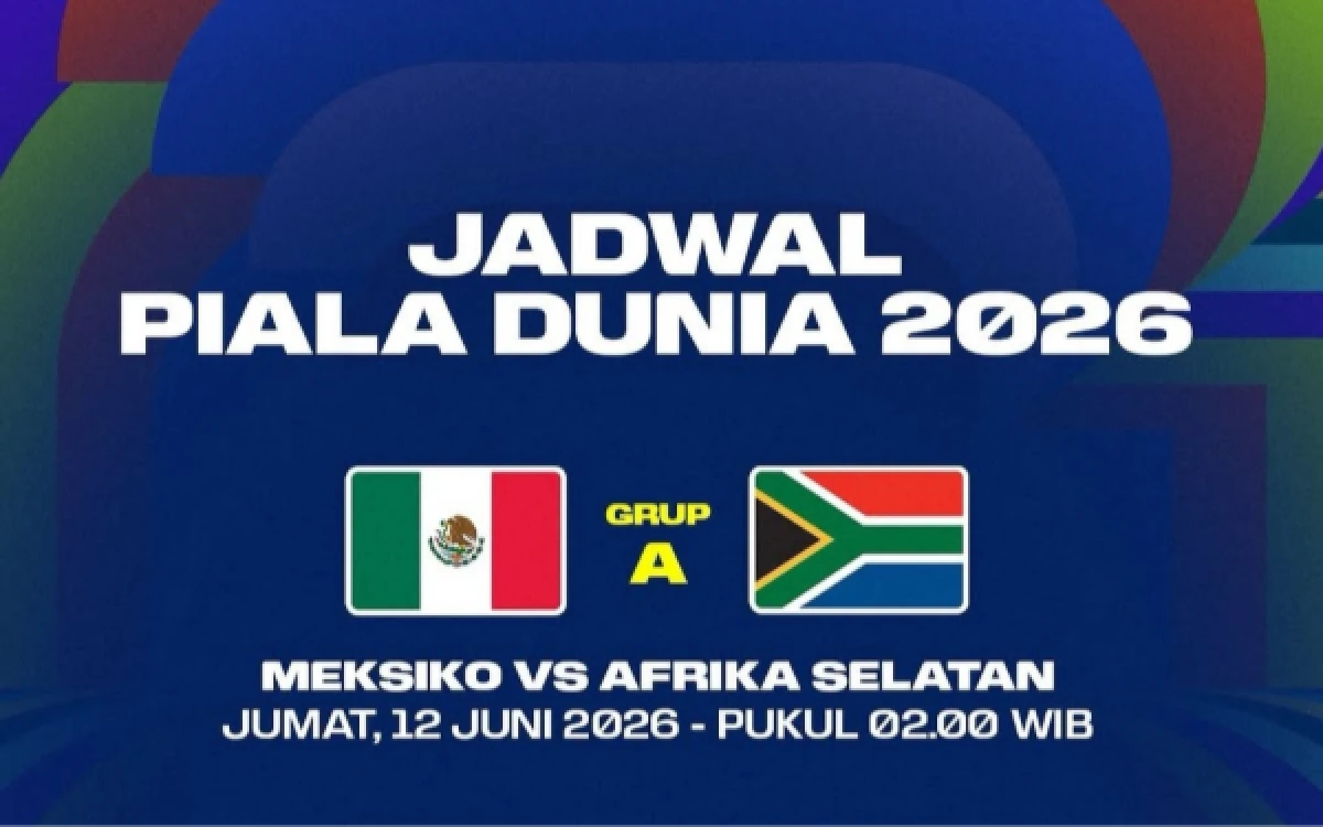 Thumbnail Berita - Piala Dunia 2026: Meksiko vs Afrika Selatan, Siapa yang Potensi Menang?