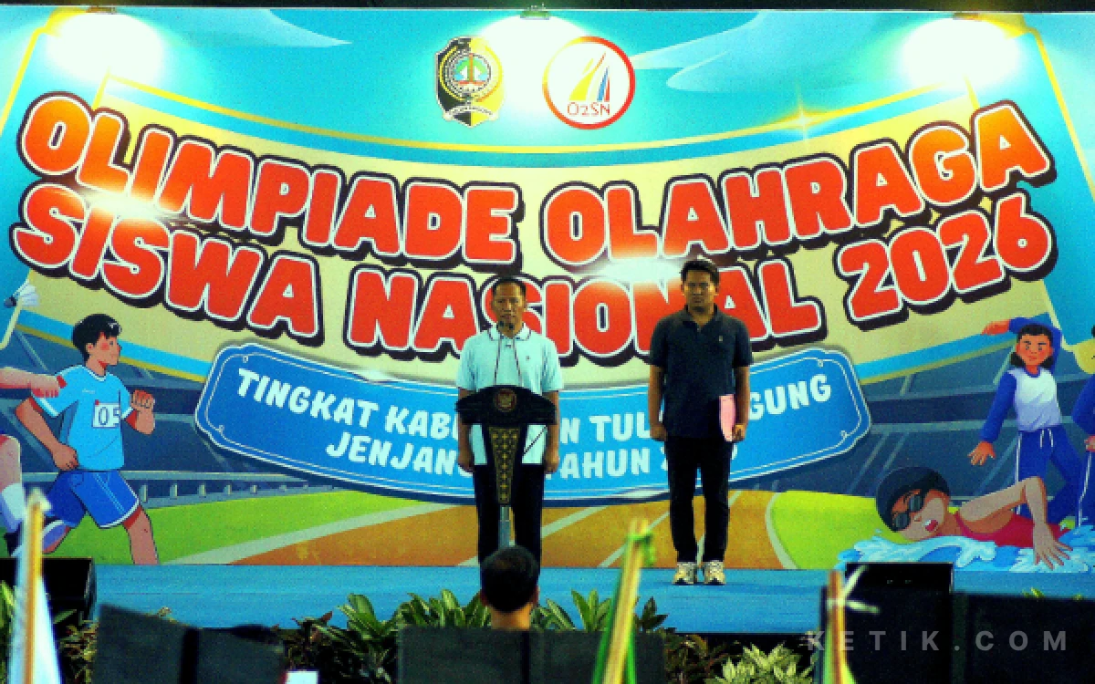 Thumbnail Berita - Tulungagung Bangkit Lewat Olahraga, Plt Bupati Ahmad Baharudin Resmi Buka O2SN SD 2026