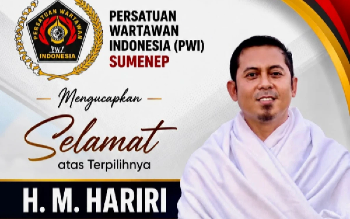 Thumbnail Berita - H. M Hariri Kembali Terpilih Nakhodai Komunitas Jurnalis Sumenep