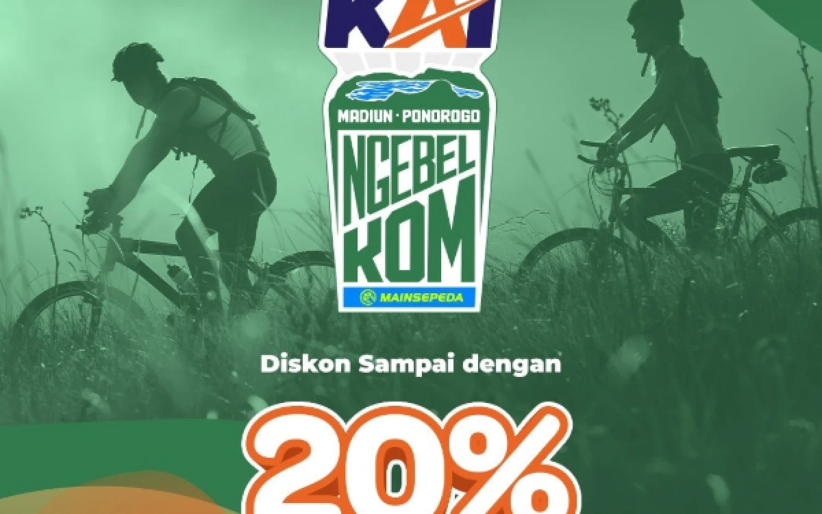 Thumbnail Berita - KAI Daop 7 Madiun Hadirkan Diskon Tiket Kereta Api hingga 20 Persen di Event Gowes Ngebelkom, Ini Cara Pesannya