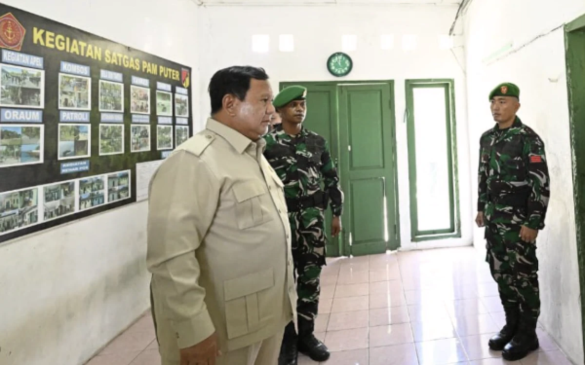 Thumbnail Berita - Momen Prabowo Berhenti Mendadak di Pos Penjagaan Ujung Utara Miangas