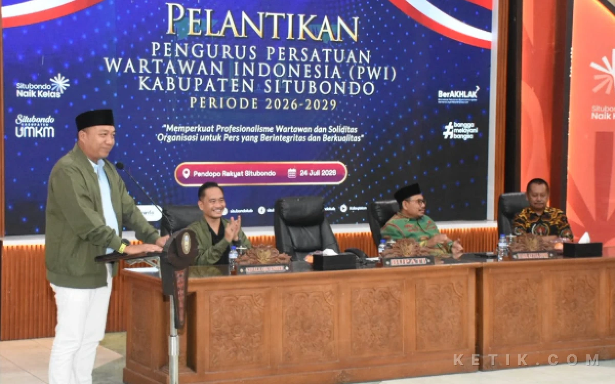 Thumbnail Berita - Bupati Ajak PWI Bangun Situbondo dan Terus Taati Kode Etik Jurnalistik