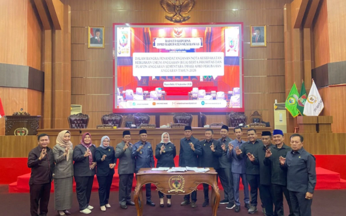 Thumbnail Berita - KUA dan PPAS APBD Musi Rawas 2026 Disepakati, Teken Nota Kesepakatan