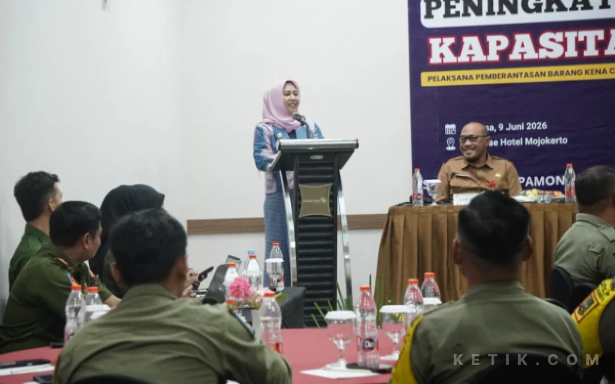 Thumbnail Berita - Satpol PP Kota Mojokerto Gelar Peningkatan Kapasitas Terkait Pemberantasan Barang Kena Cukai Ilegal