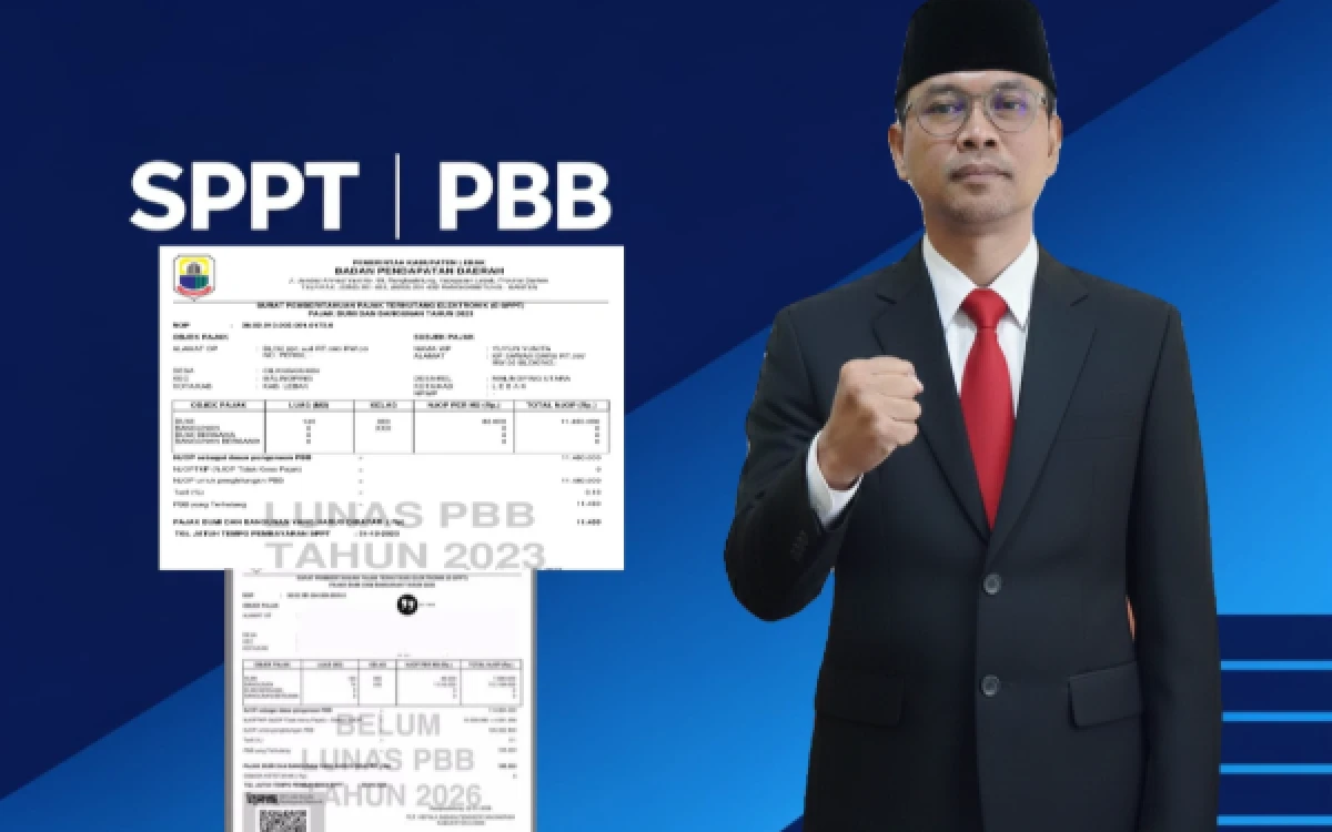 Thumbnail Berita - Pemkab Lebak Imbau Wajib Pajak Bayar PBB-P2 Secara Non Tunai, Jatuh Tempo 30 September 2026