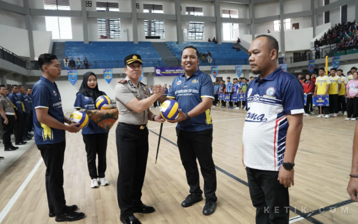 Thumbnail Berita - 29 Klub Voli Ramaikan Bhayangkara Cup 2026 Polres Bojonegoro