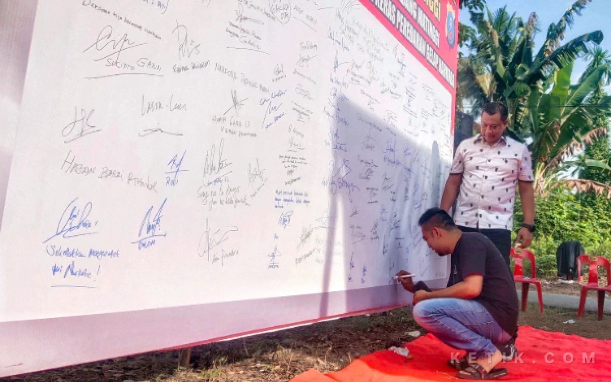 Thumbnail Berita - Jurnalis hingga Tokoh Masyarakat Dukung Kampung Bebas Narkoba di Labuhanbatu