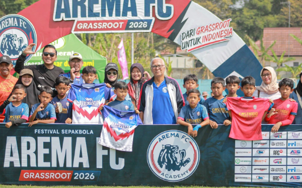 Foto Arema FC menggelar ajang pertandingan bertajuk "Arema FC Grassroot". (Foto: Media Officer Arema FC)
