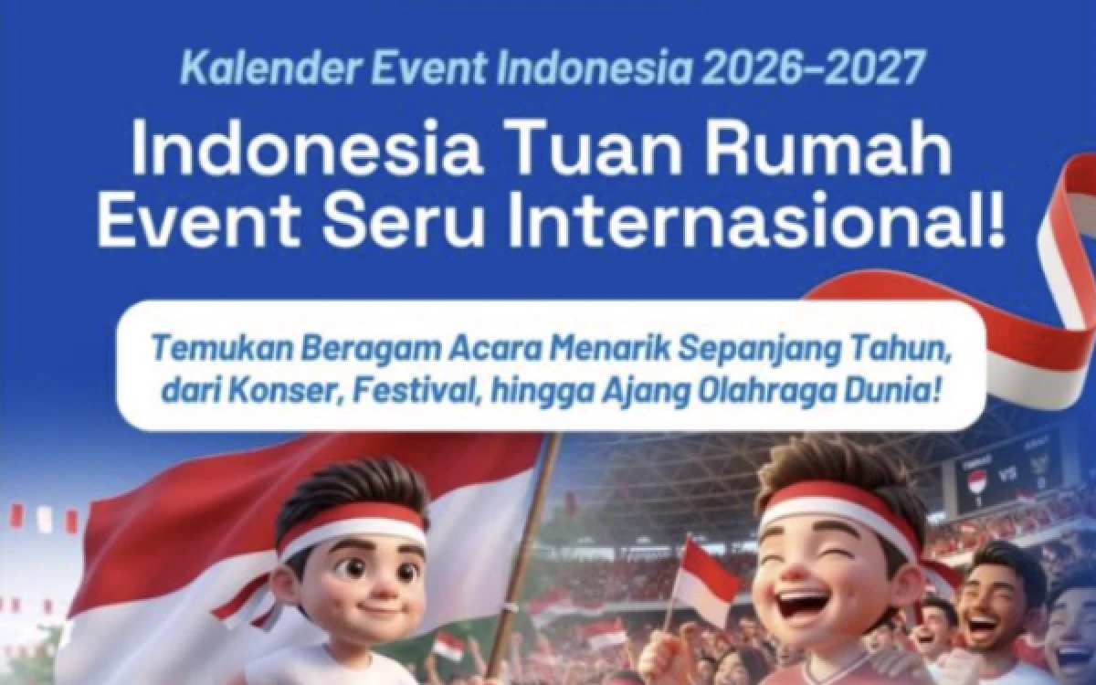 Thumbnail Berita - Meriah! Seskab Teddy Umumkan Rentetan Jadwal Event Besar Indonesia 2026-2027