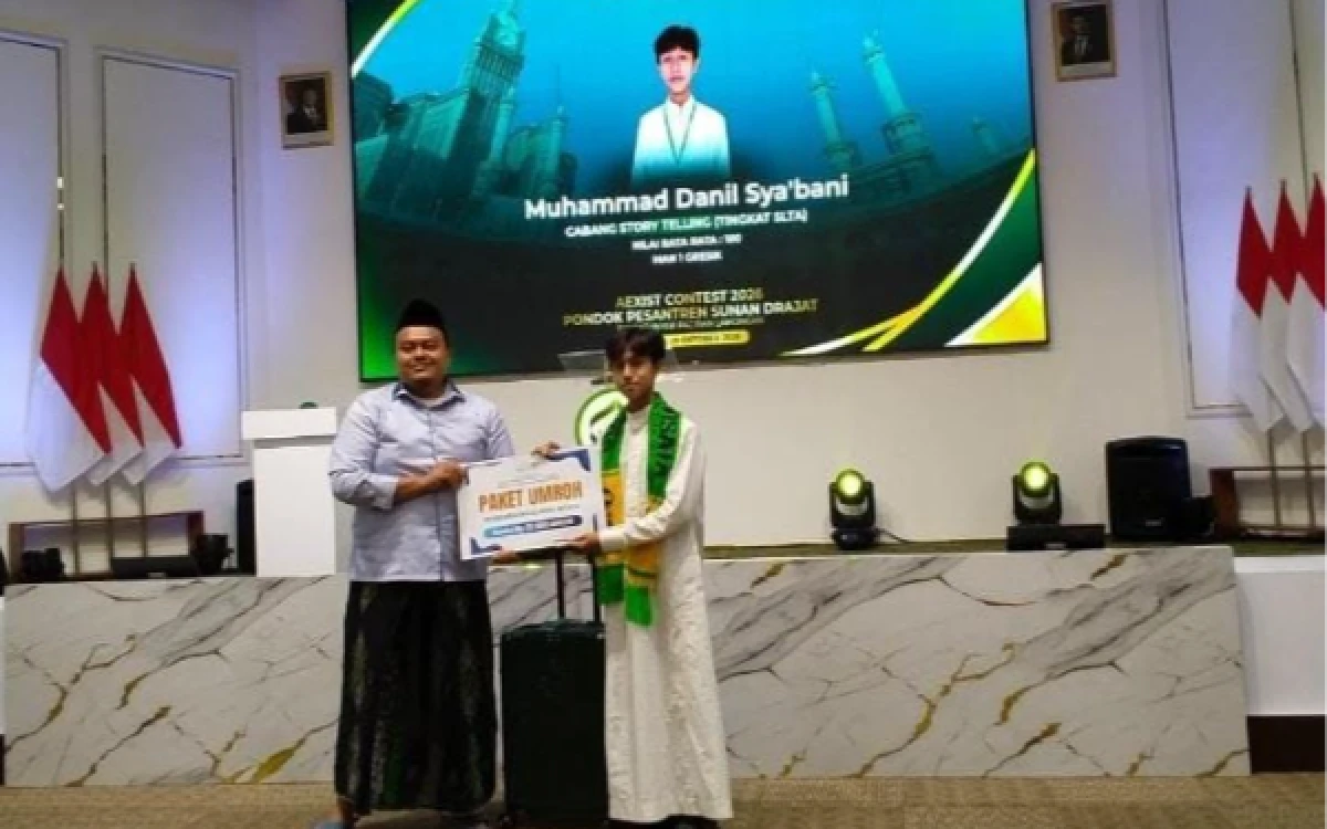 Thumbnail Berita - Sabet Juara 1 Storytelling Nasional, Santri Ponpes Zainal Abidin Bungah Harumkan Nama Gresik