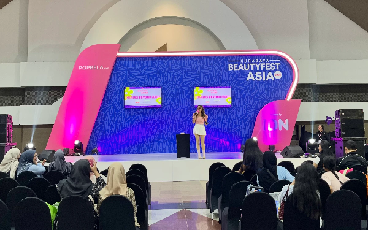 Foto Suasana talk show dalam rangkaian BeautyFest Asia 2026 di Convention Hall, Tunjungan Plaza 3, Surabaya, Jumat, 30 Oktober 2026.  (Foto: Jihan Zahiroh Rohimah/ketik.com)