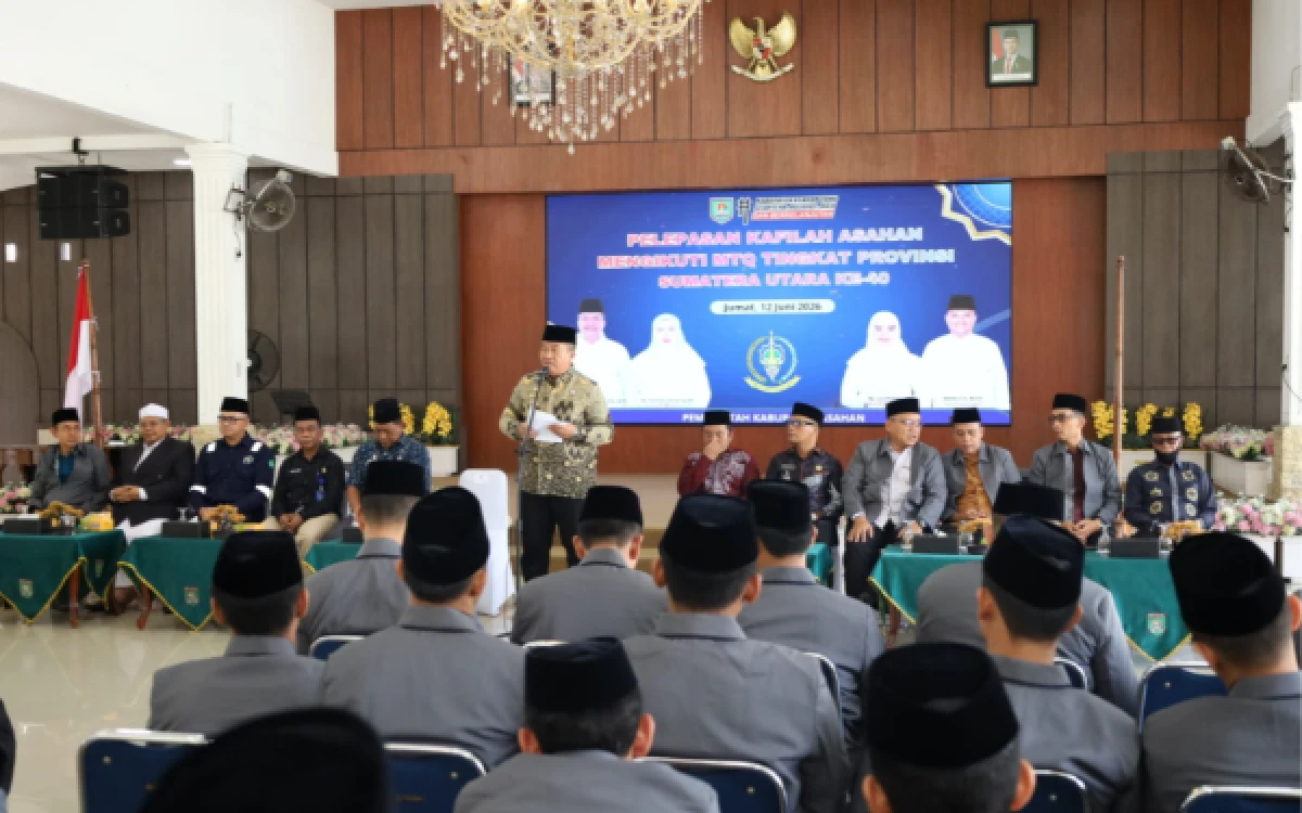 Thumbnail Berita - Bupati Lepas Kafilah Asahan Ikuti MTQ Tingkat Provinsi Sumatera Utara Ke-40