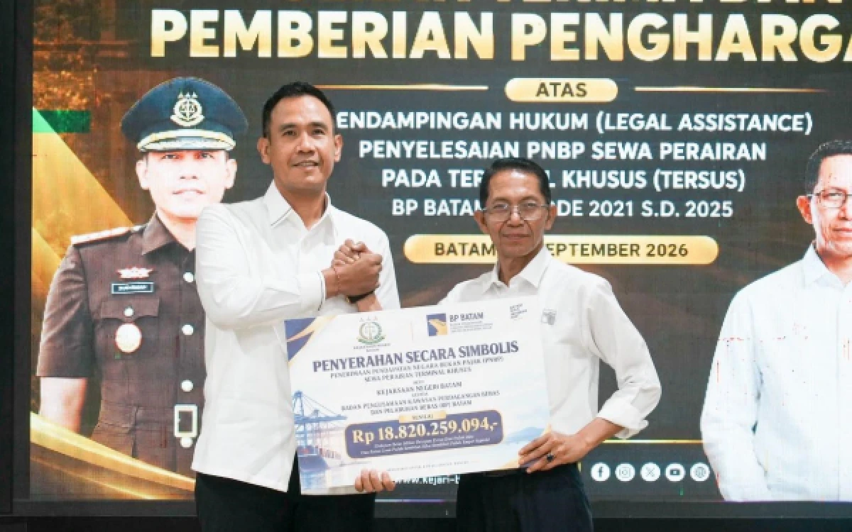 Thumbnail Berita - Sinergi BP Batam dan Kejari Batam, Rp18,82 Miliar PNBP Sewa Perairan Tersus Berhasil Diselesaikan