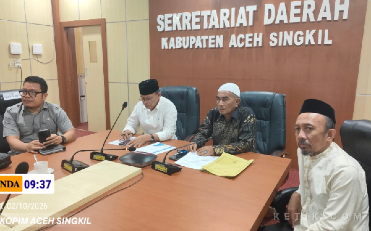 Thumbnail Berita - Pemkab Aceh Singkil Ikuti Rakor Satgas Percepatan Rehabilitasi dan Rekonstruksi