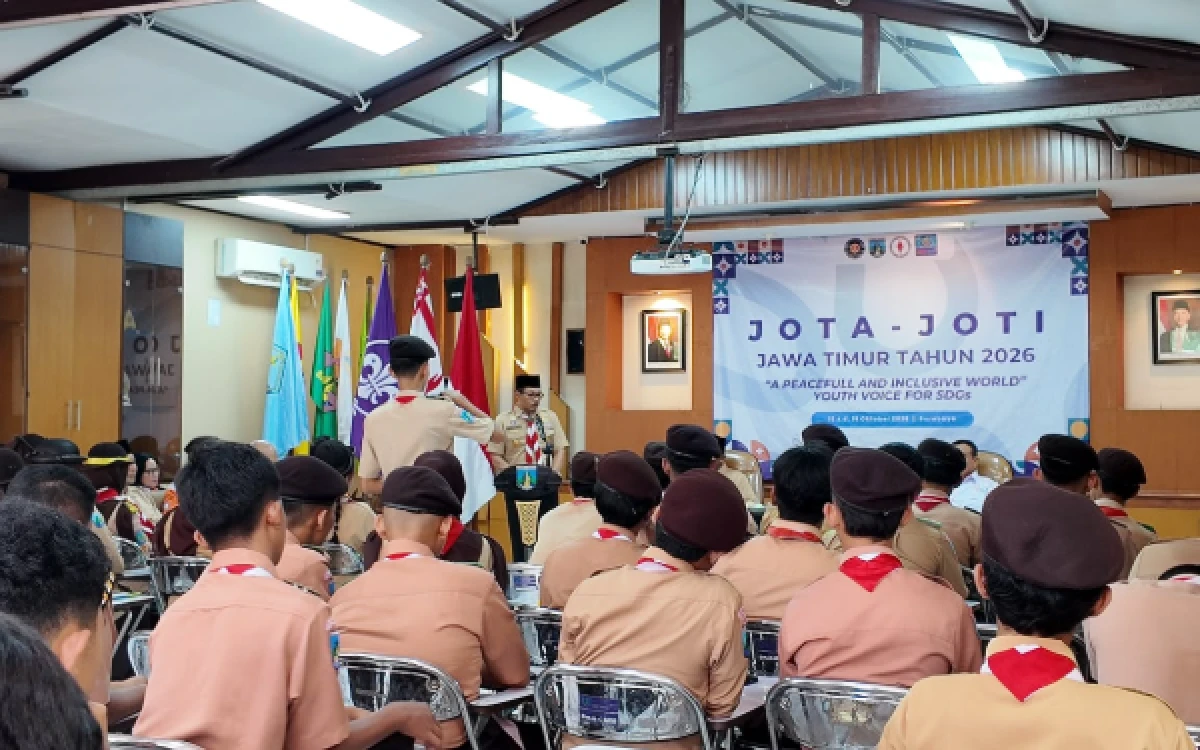 Thumbnail Berita - Membanggakan! Kwarda Pramuka Jatim Gelar JOTA-JOTI 2026, Diikuti Ribuan Peserta