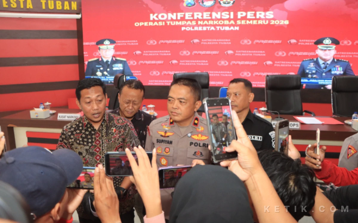 Thumbnail Berita - Target 3 Kasus, Polresta Tuban Justru Berhasil Ungkap 4 Perkara Narkoba Selama 12 Hari