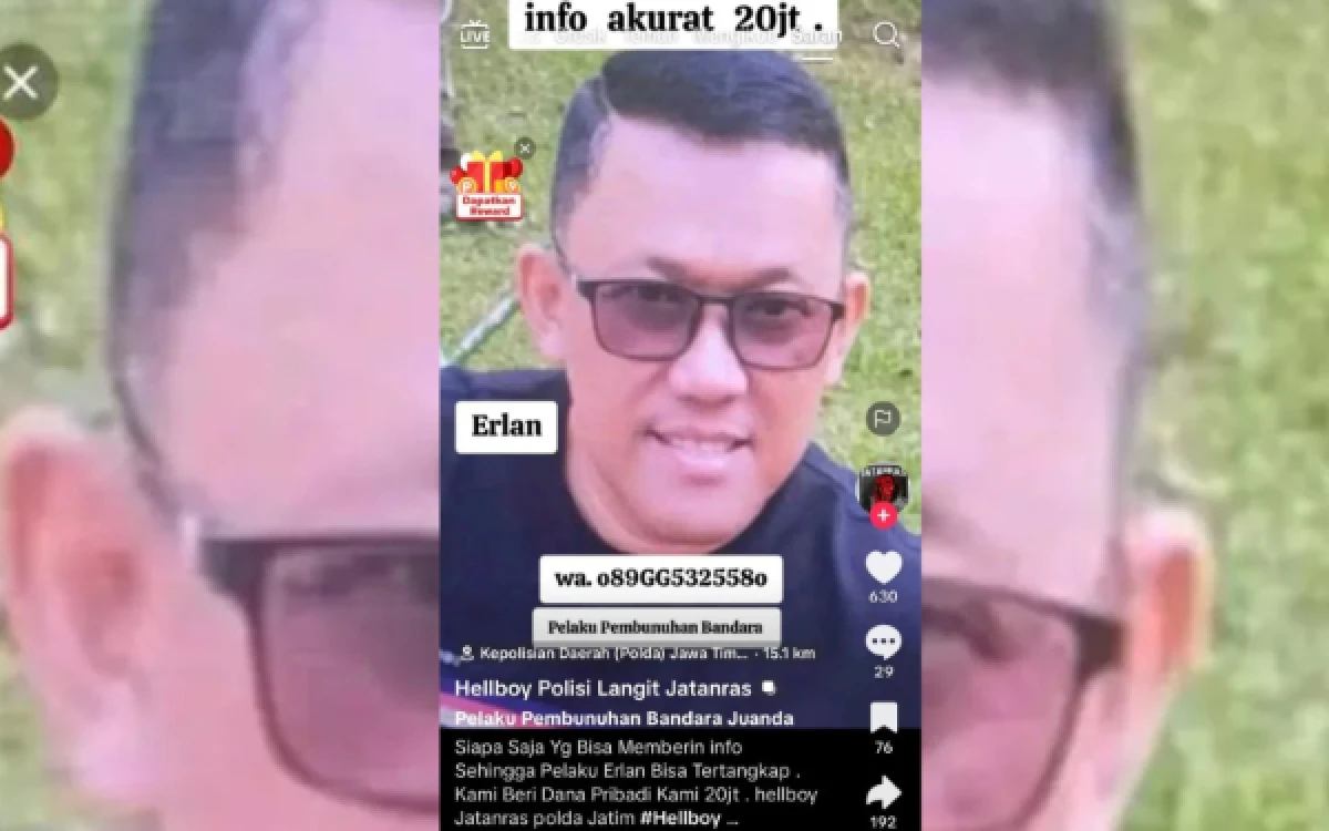 Thumbnail Berita - Sayembara Rp20 Juta Dibuka untuk Pemburu Terduga Pembunuh ASN Bangkalan