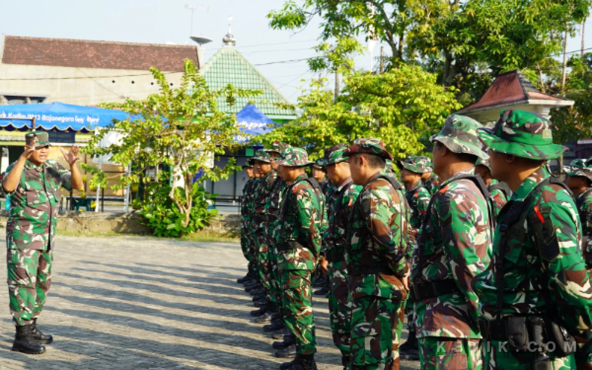 Thumbnail Berita - Kodim 0813 Bojonegoro Gelar Latnister Ketahanan Pangan Terpadu, Tingkatkan Kemampuan Teritorial Prajurit