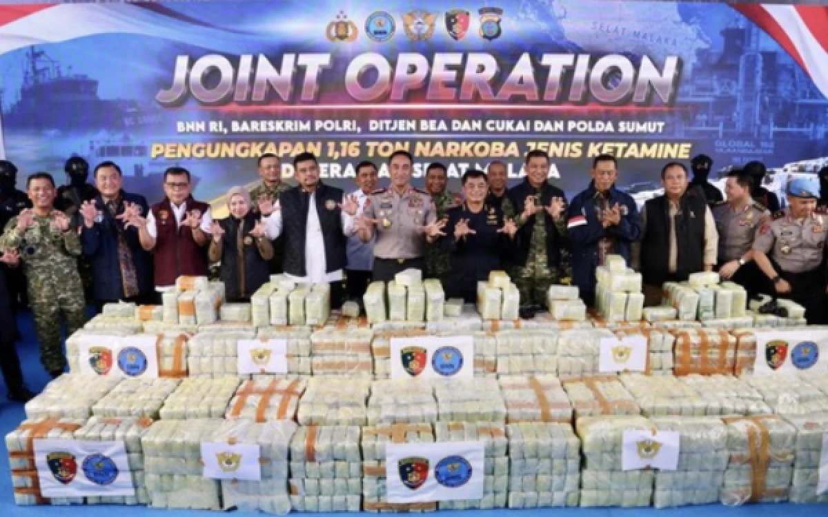Thumbnail Berita - Kapolri Sebut Pengungkapan 1,16 Ton Narkoba di Medan Selamatkan Kerugian Rehabilitasi Rp116 Triliun