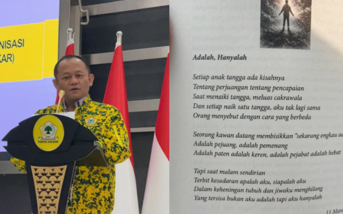 Thumbnail Berita - Usai Dilantik jadi Menteri Perindustrian, Sarmuji Unggah Puisi “Adalah, Hanyalah”