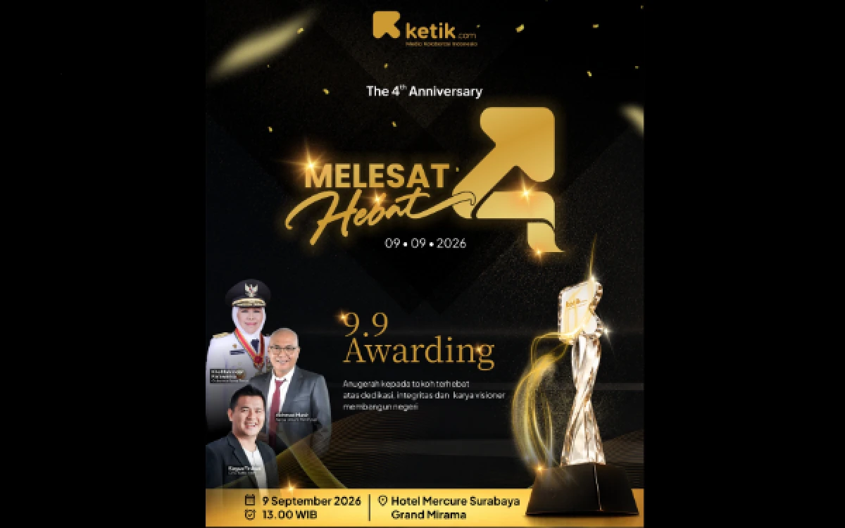 Thumbnail Berita - Melesat Hebat! Ketik.com Persembahkan 9.9 Award di Hari Jadi Ke-4