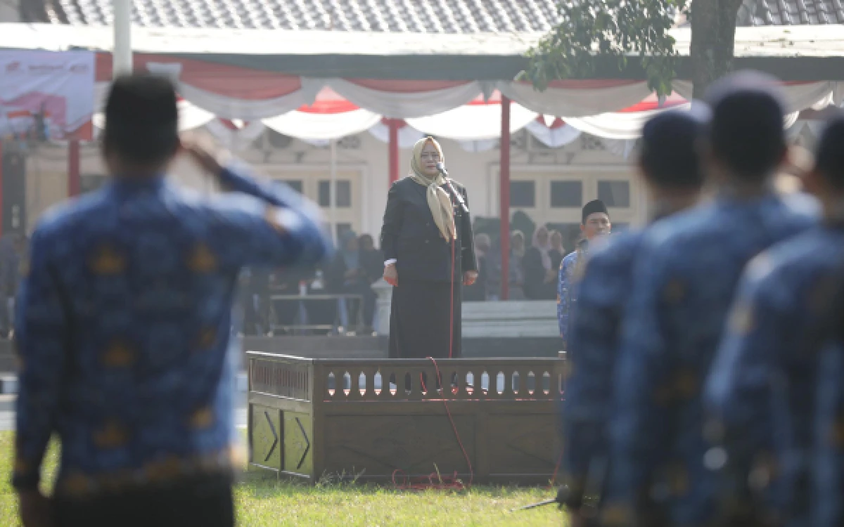 Thumbnail Berita - Upacara Peringati Tiga Momentum Besar, Sleman Fokus Siapkan Generasi Unggul