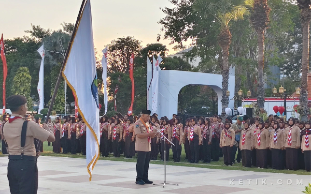 Thumbnail Berita - 1.537 Pramuka Jatim Berangkat Jambore di Cibubur, Arum Sabil Harap Tercipta Generasi Berkarakter