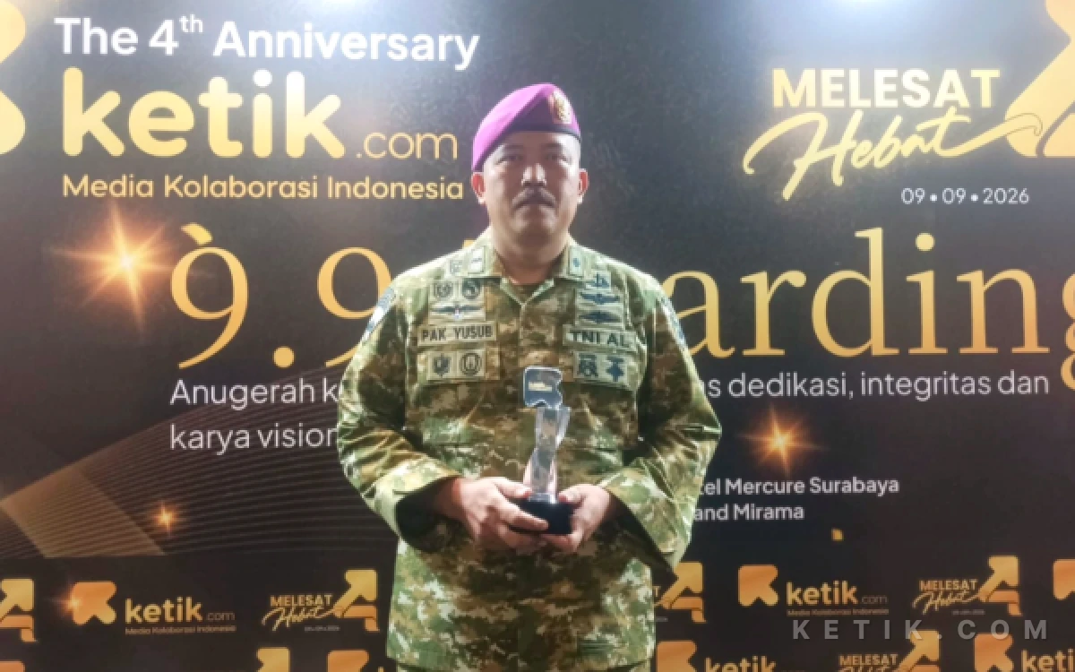 Thumbnail Berita - Pak Yusub Raih Penghargaan Ketik.com sebagai Prajurit Penggerak Seni dan Inovasi Kreatif