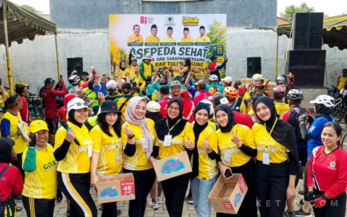 Thumbnail Berita - Ubah Citra Kantor Partai, DPD Golkar Tulungagung Rangkul Ratusan Warga Lewat Sepeda Sehat dan Ngopi Bareng
