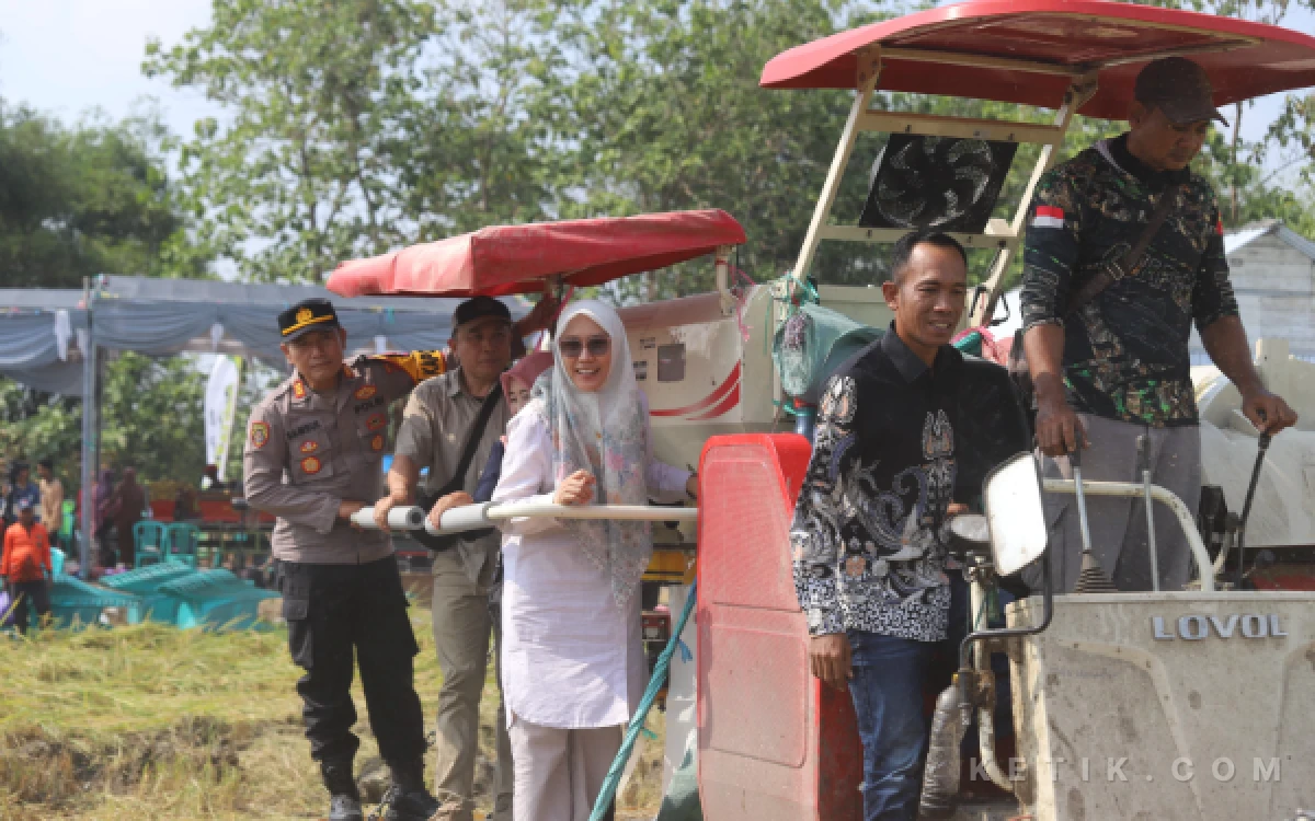 Thumbnail Berita - Dandim 0813/Bojonegoro Hadiri Tradisi Wiwit Panen Massal di Sidodadi