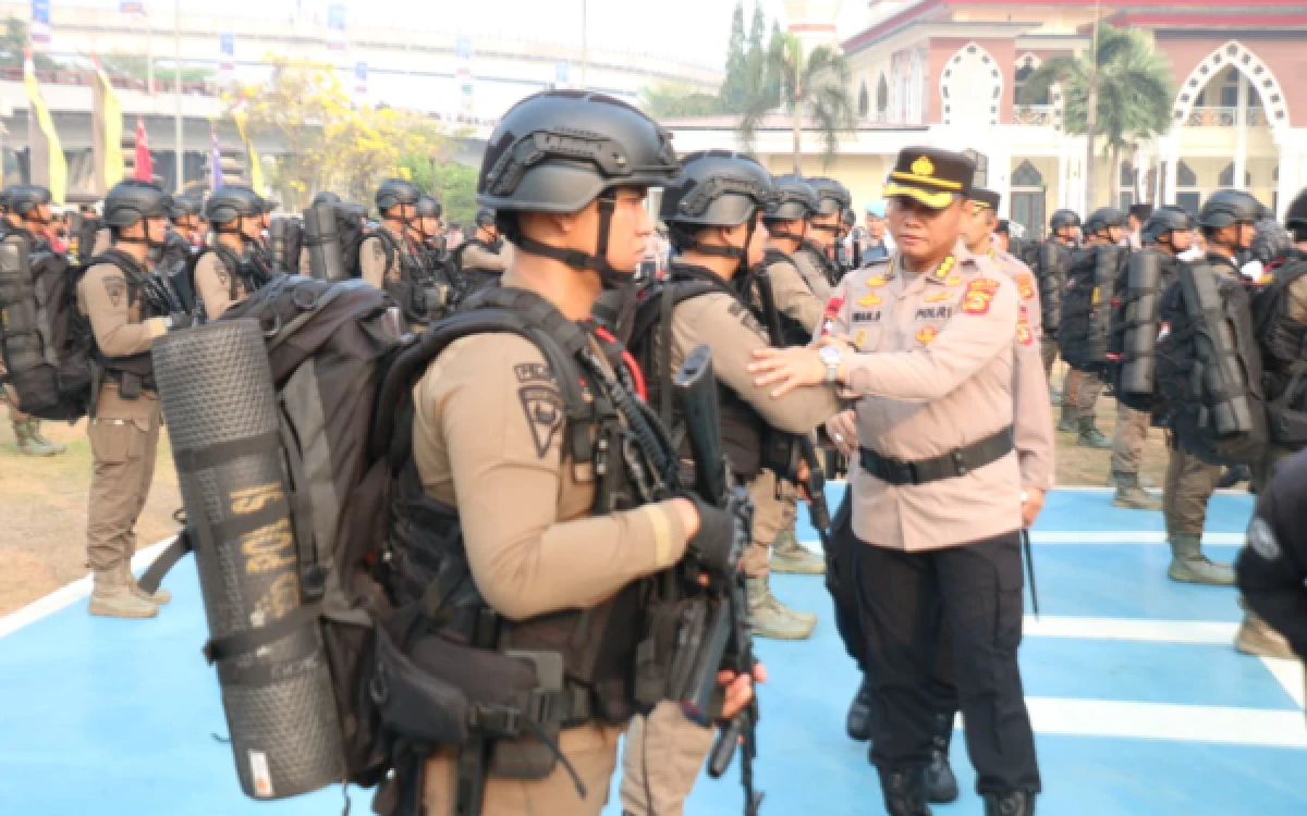 Thumbnail Berita - Polda Sumsel Kirim 75 Personel Brimob ke Papua Tengah, Jalani Operasi Amole II-2026