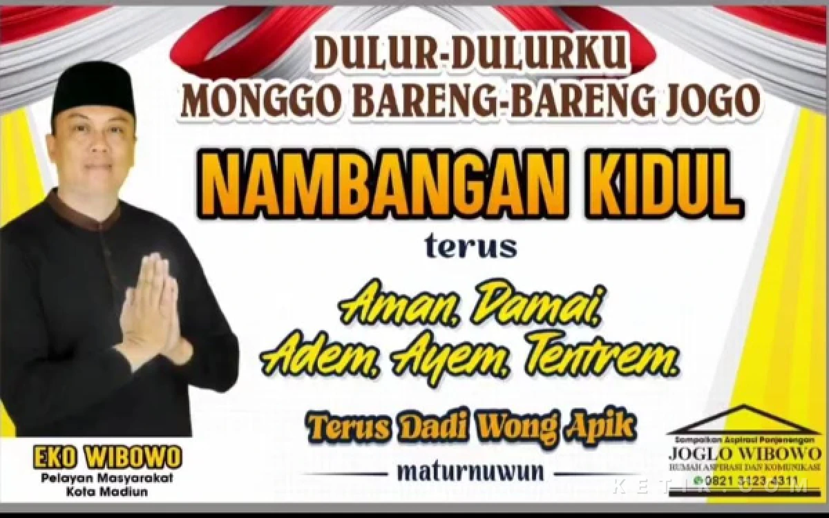 Thumbnail Berita - Soroti Kekhawatiran Warga Nambangan Kidul Kota Madiun, Eko Wibowo: Apa Pun Kegiatannya, Tetap Jaga Kondusivitas