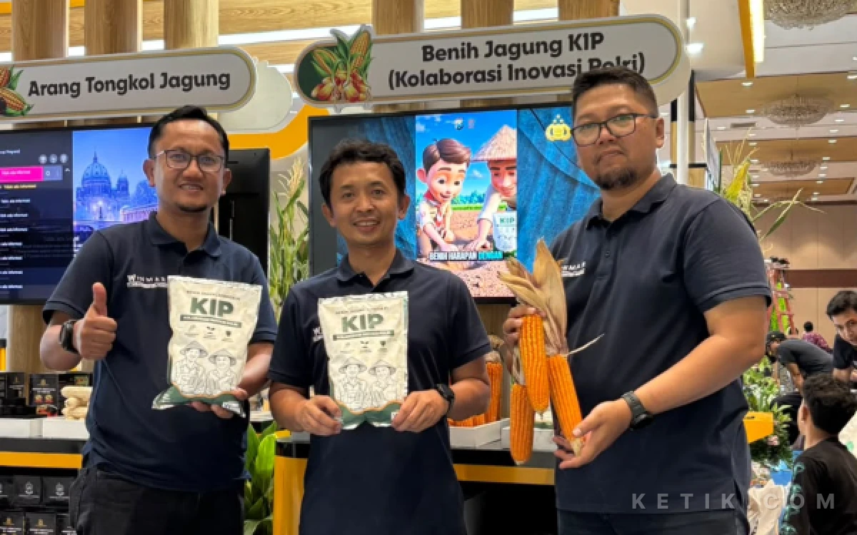 Thumbnail Berita - Polda Jatim Pamerkan Benih Jagung KIP di Agrinex Expo 2026, Ini Keunggulannya
