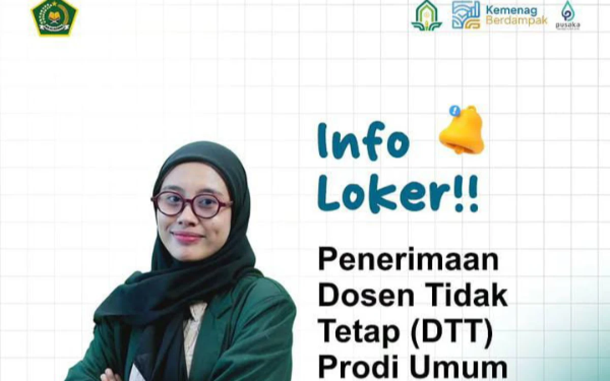 Thumbnail Berita - Besok Terakhir! UIN K.H. Abdurrahman Wahid Pekalongan Buka Lowongan hingga 15 Formasi