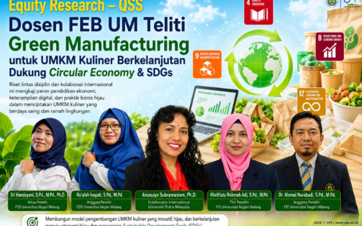 Thumbnail Berita - Dosen FEB UM Gandeng Akademisi Malaysia, Teliti Strategi UMKM Kuliner Menuju Bisnis Berkelanjutan