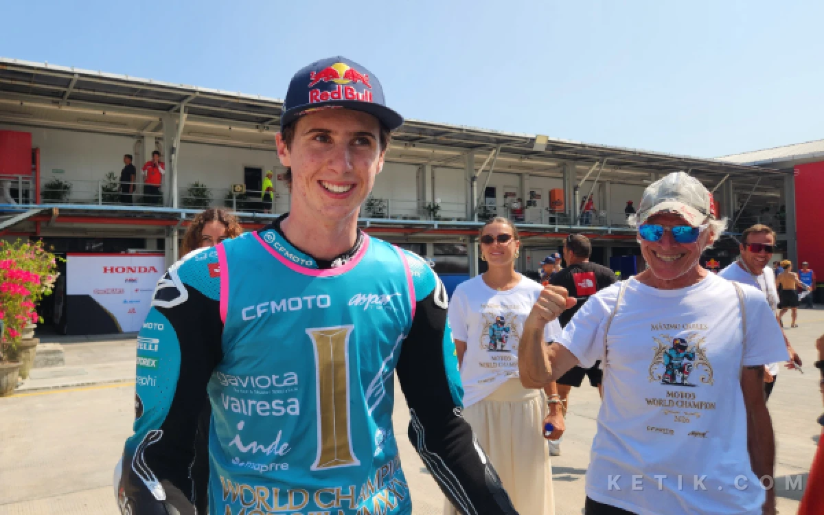 Thumbnail Berita - Jadi Juara Dunia Moto3 2026 di Mandalika, Maximo Quiles: Terima Kasih Indonesia