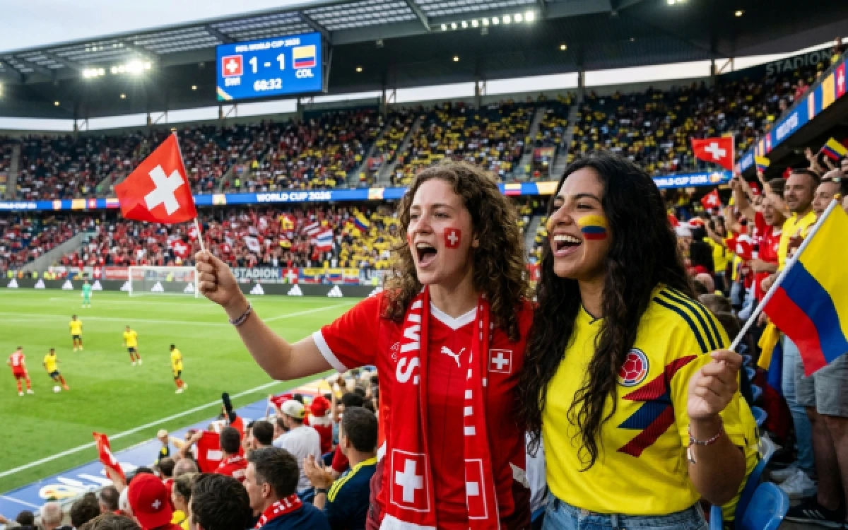 Thumbnail Berita - Satu Tiket Dua Ambisi: Swiss dan Kolombia Berebut Tempat di Perempat Final