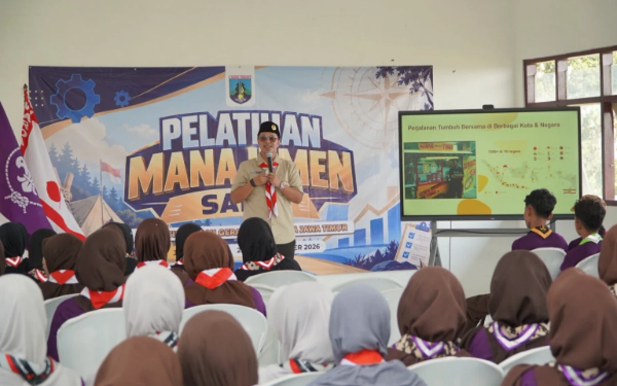 Thumbnail Berita - Gandeng Founder Baba Rafi Hendy Setiono, Kwarda Jatim Gelar Pelatihan Pramuka Produktif