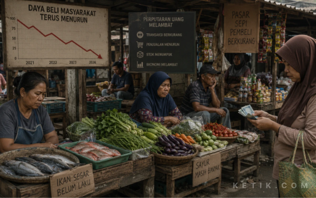 Thumbnail Berita - Daya Beli Turun, Perputaran Ekonomi Pasar Halmahera Selatan Ikut Melambat
