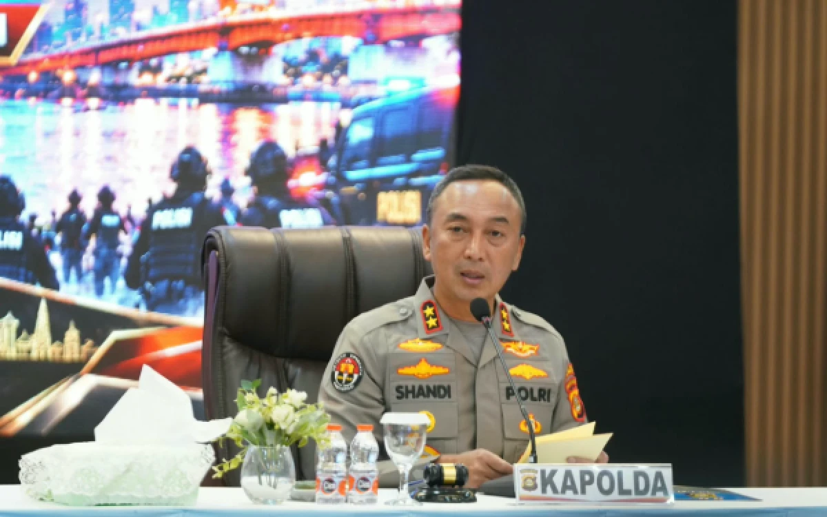 Thumbnail Berita - Besok Operasi Sikat I Musi 2026 Dimulai, Polda Sumsel Bidik Pelaku Kejahatan Jalanan