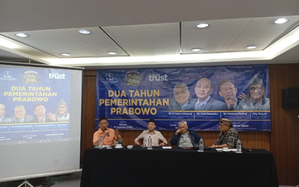 Thumbnail Berita - Mantan Menkeu Fuad Bawazier Sebut Presiden Prabowo Serius Jalankan Pasal 33 UUD 45