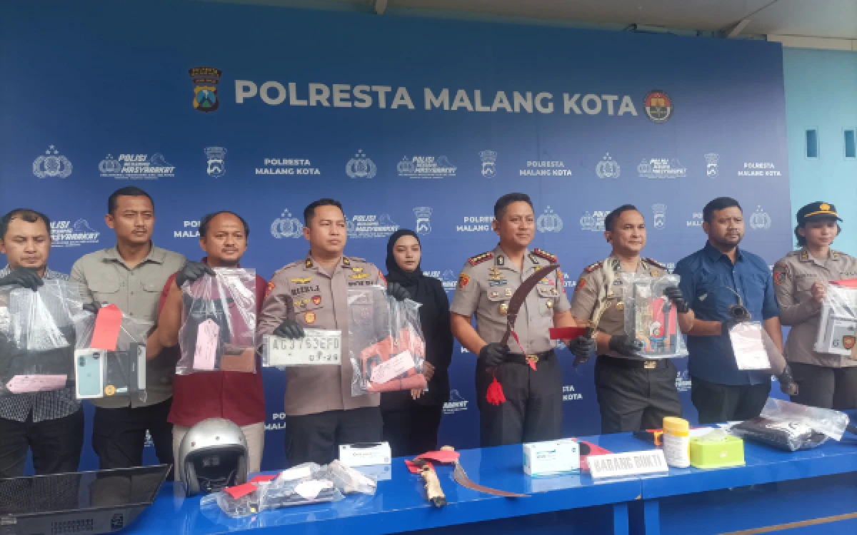 Thumbnail Berita - Gelar Operasi Sikat Semeru Selama 12 Hari, Polresta Malang Kota Bekuk 50 Tersangka dan Ungkap 38 Kasus Kriminal