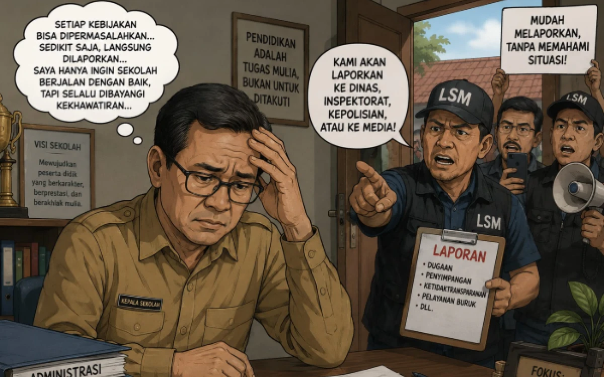 Thumbnail Berita - Kepsek Swasta di Sampang Resah, Oknum LSM Dinilai Mudah Laporkan Sekolah ke Polisi