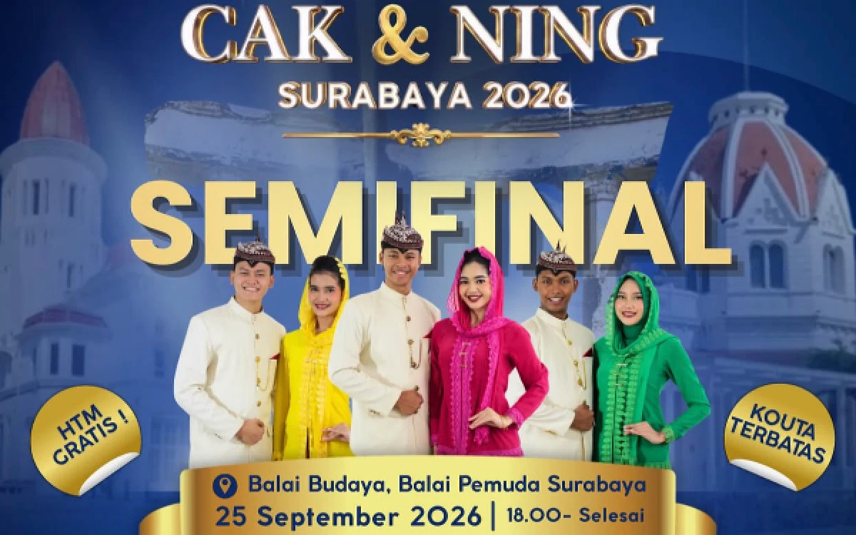 Thumbnail Berita - Ayo Tonton Langsung dan Dukung! Tiket Semifinal Cak dan Ning Surabaya 2026 Gratis