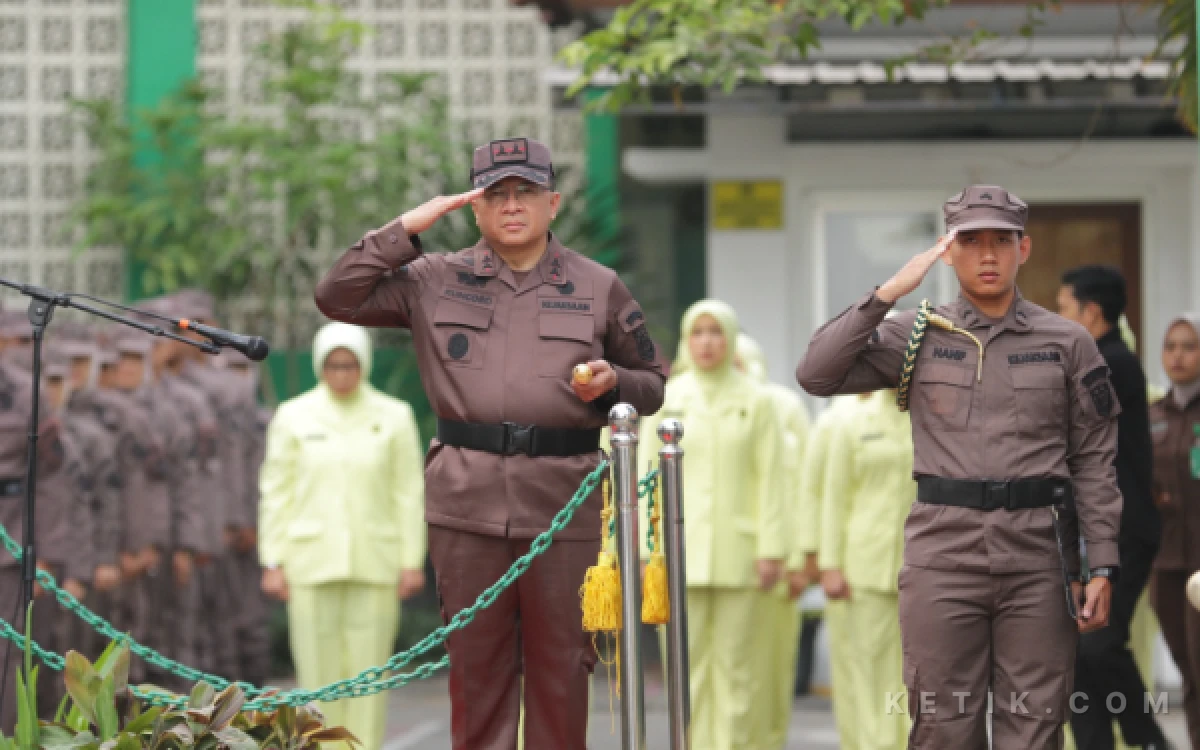 Thumbnail Berita - Harlah Ke-81 Kejaksaan RI: Jajaran Kejati DIY Tampil Beda Berbalut PDL