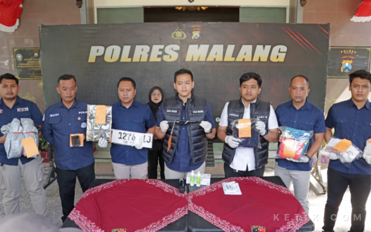Thumbnail Berita - Polres Malang Bongkar Perampokan Sadis, Pelaku Sekap Korban hingga Bawa Kabur Mobil Honda Jazz