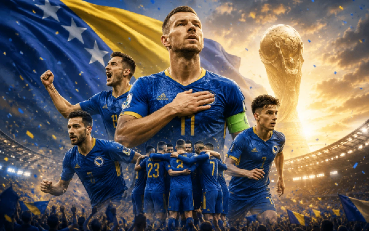 Thumbnail Berita - Setelah 12 Tahun Menanti, Bosnia dan Herzegovina Kembali ke Panggung Piala Dunia