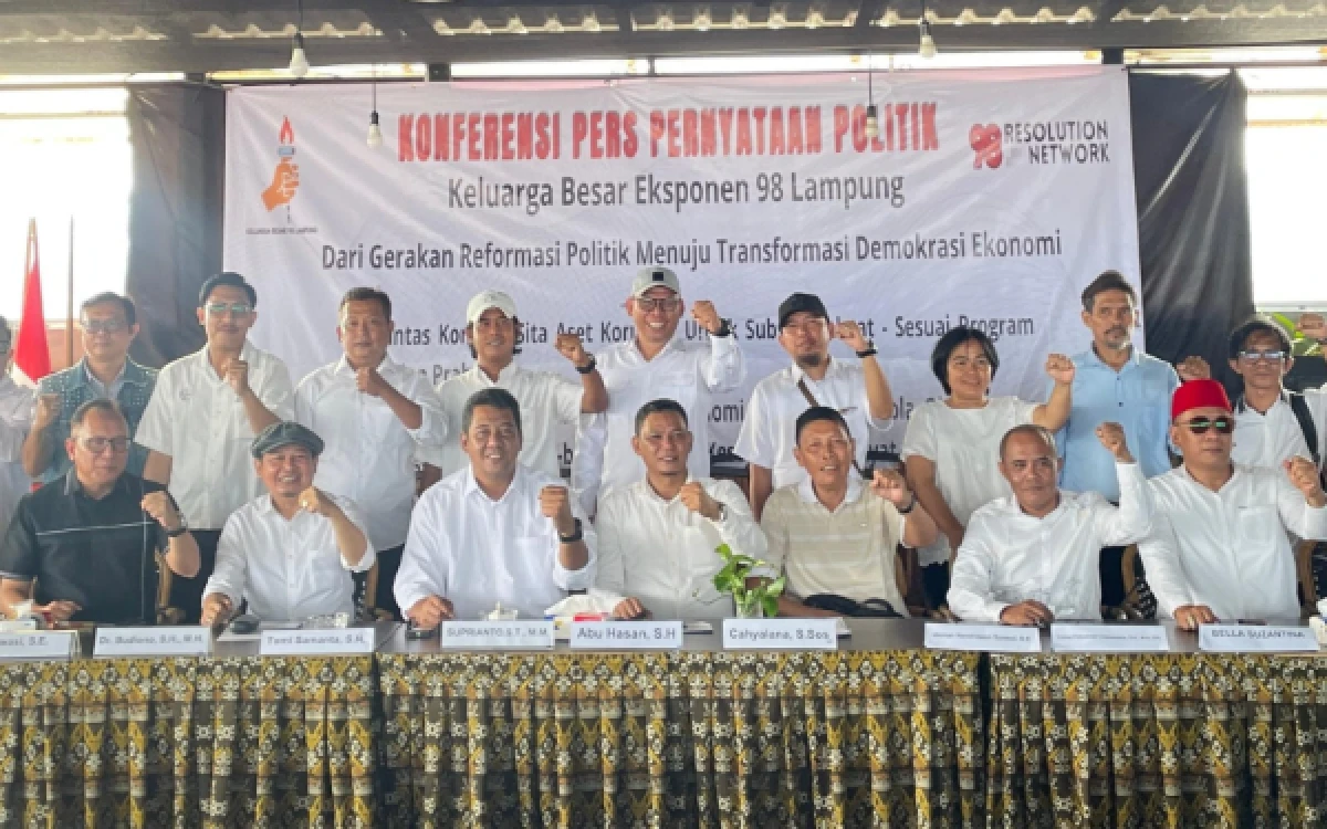 Thumbnail Berita - Eksponen Reformasi 98 Lampung Nyatakan Dukungan Penuh Program Strategis Presiden Prabowo
