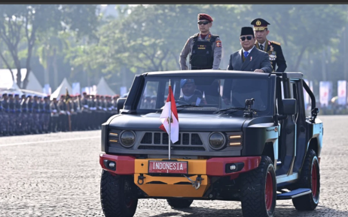 Thumbnail Berita - Prabowo Hadiri Upacara HUT Ke-80 Polri di Cikeas Bogor